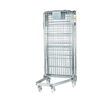 Full Security Nestable Roll Cages - 600Kg Capacity: click to enlarge
