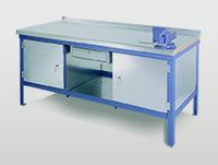 Heavy Duty Workbenches - Super Heavy Duty Wood & Steel Top: click to enlarge