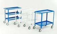 Economy Steel Tray Trolleys - 150Kg Capacity: click to enlarge