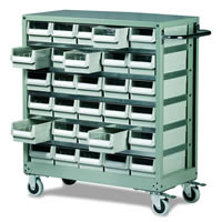Topdrawer - Trolley c/w 30 Drawers: click to enlarge