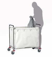 Quad Laundry Trolley - 100Kg Capacity: click to enlarge