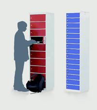 Laptop Storage Lockers: click to enlarge