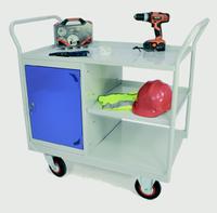 Workbench Trolleys with Steel Top: click to enlarge
