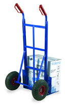 Toptruck - Pneumatic Tyre Heavy Duty Sack Truck - 300Kg Capacity: click to enlarge