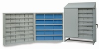 Steel Drawer Cabinets - With Doors: click to enlarge