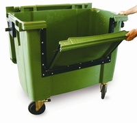 Wheeled Bins - 4 Wheels & Accessories: click to enlarge