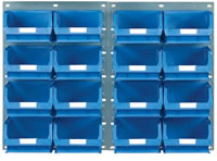 Topstore - 1 Panel High x 2 Panels Wide TC Bin Kits: click to enlarge