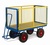 Turntable Trailer with Mesh Cage Supports