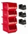 Topstore - Black Anti-Static TC Semi-Open Fronted Containers
