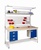 Square Tube Workbenches - Solid Beech Worktop 