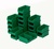 Toprax - Longspan Bay Shelving c/w Green TC Bin Kits - Steel Shelves