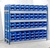 Toprax - Longspan Bay Shelving c/w Blue TC Bin Kits - Chipboard Shelves