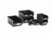 Topstore - Black Recycled TC Semi-Open Fronted Containers
